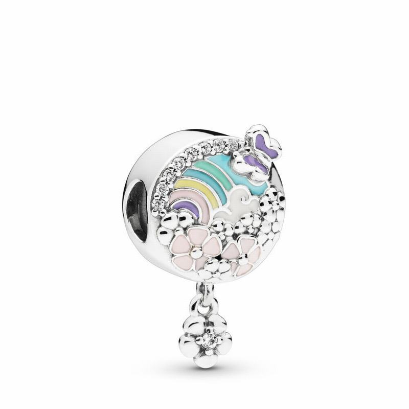 Pandora Flower Color Story Charm NZ, Sterling Silver (291435-HUK)